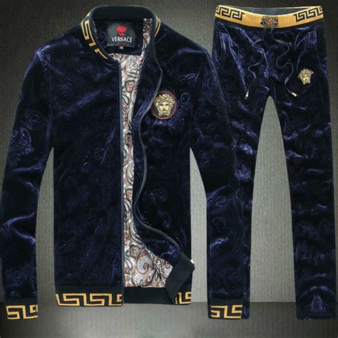 versace collection tracksuit|versace tracksuit men's price.